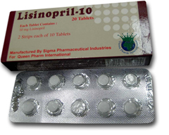 Lisinopril 10mg Tablets - Rosheta