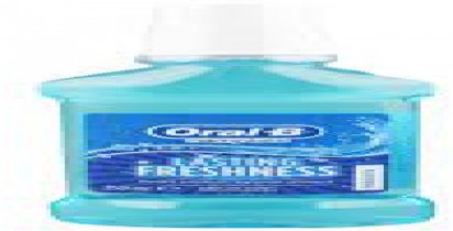 oral b complete lasting freshness arctic mint mouthwash 250ml