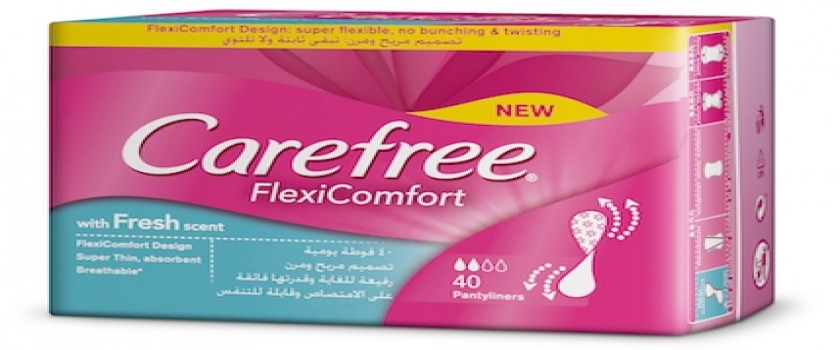 CAREFREE® FLEXICOMFORT WITH FRESH SCENT 40