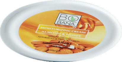 bobana almond and honey moisturizing cream 100g