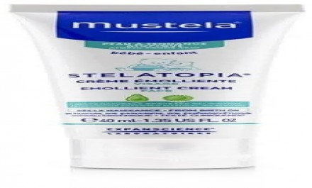 mustela stelatopia dry and atopic skin emollient face 40ml