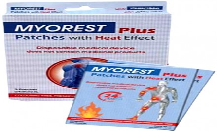 MYOREST PLUS thermal patches for acute joint and muscle pain 