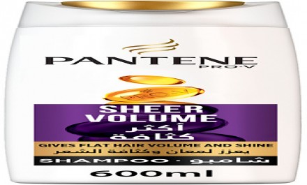 pantene pro-v sheer volume shampoo 600ml