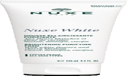 nuxe white brightening purifying foam 125ml