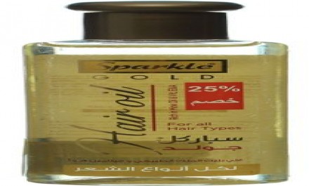 sparkle gold hair oil 100ml