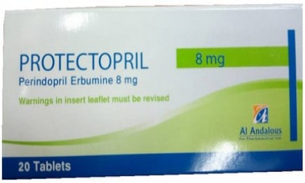 Protectopril tablets to control high blood pressure 8 mg